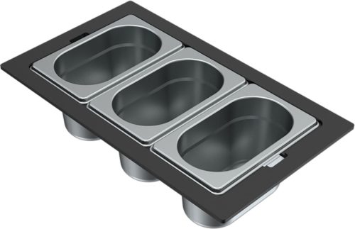 ELLECI kf013100in gourmet szett 1/9 sintesi inox